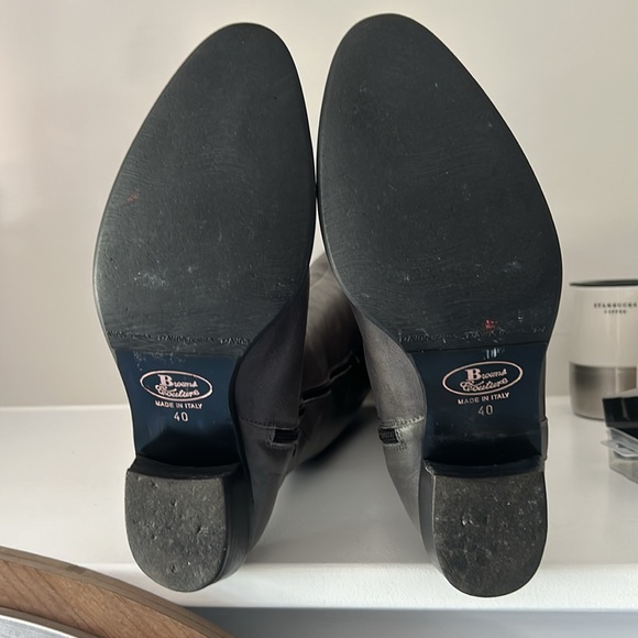 Browns Leather Studded Riding Boots Made in Italy - Picture 9 of 13